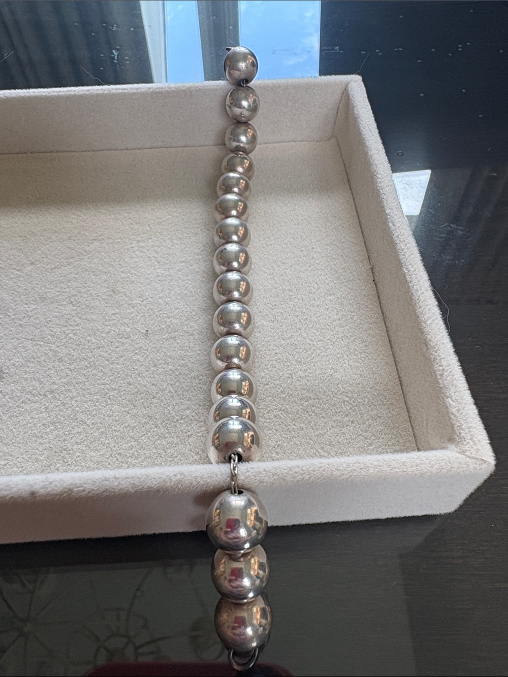 Tiffany & Co. Sterling Silver Bead Bracelet